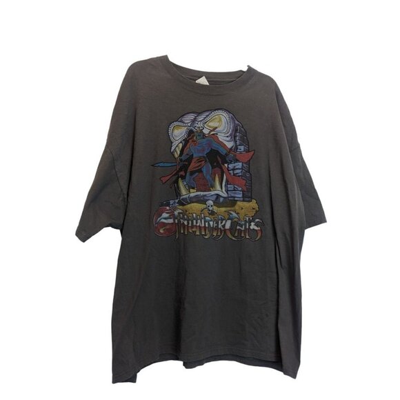Thundercats Mumm-Ra’s Tomb Fortress Playset Box Art T-Shirt Dark Grey 3XL - Picture 1 of 5